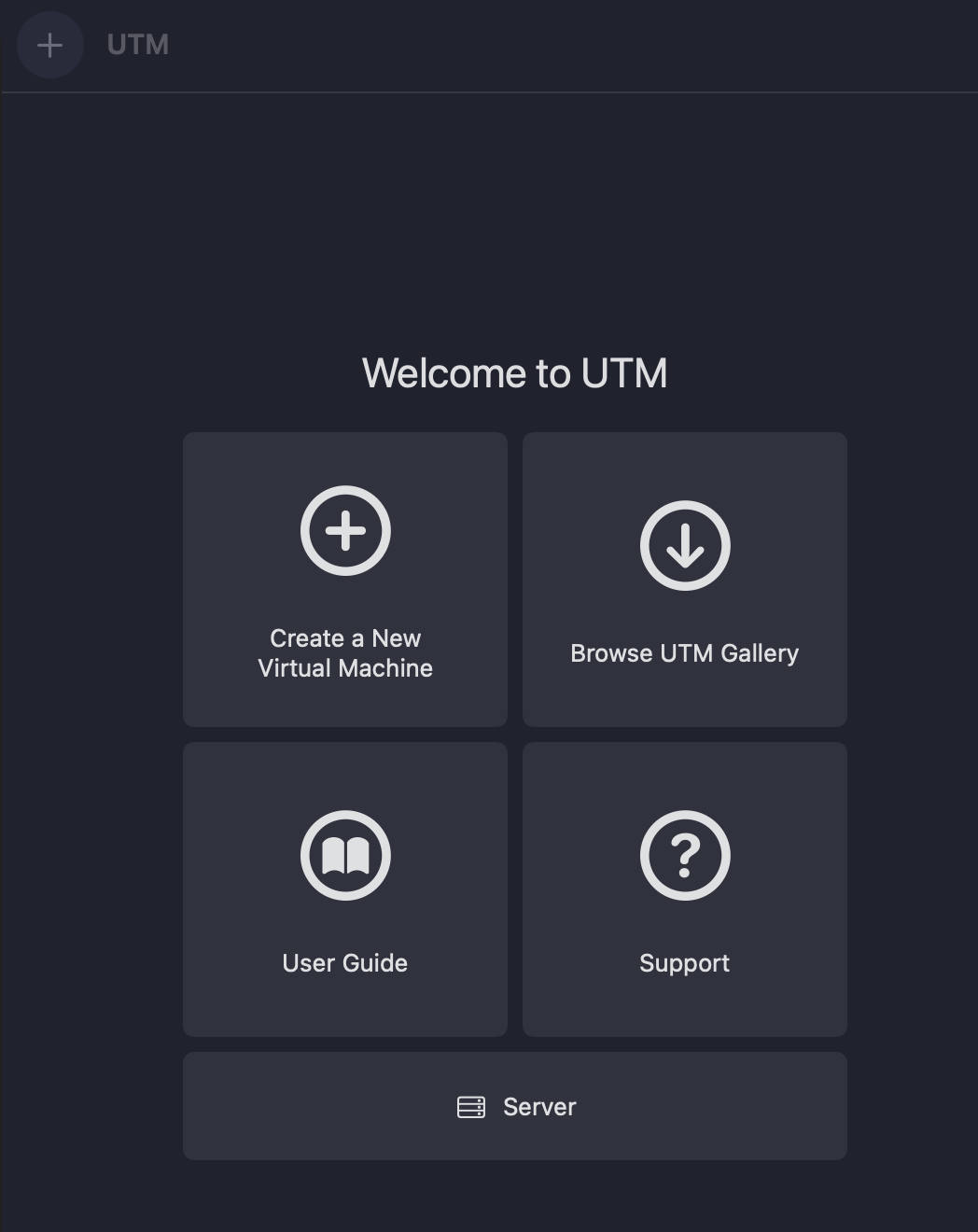 Creating a VM with UTM