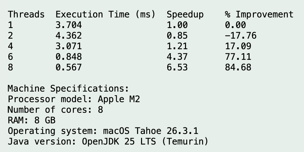 Run 7 output